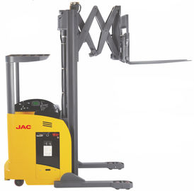 China 1.8 Ton Reach Truck Forklift Forward Double Scissor 36V Electric Control High Efficiency supplier