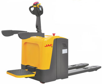 China Large Capacity Riding Pallet Jack 2.5 Ton Stand On Type Indoor Forklift supplier