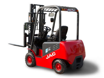 Four Wheel Conterbalance Electric Forklift Truck With Lead Acid Battery supplier