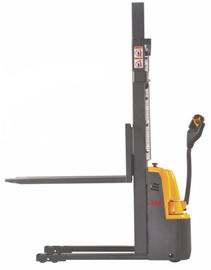 Walking Electric Stacker Truck 1.2 Ton 1.6m - 3m Lift Height For Warehouse Power Saving 1200Kg Free Lift Stable Stacker supplier