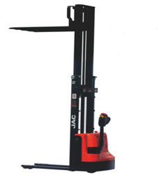 pedestrian Type battery electric JAC narrow aisle Stacker Light weight supplier