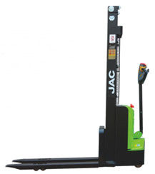 pedestrian Type battery electric JAC narrow aisle Stacker Light weight supplier
