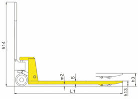 2.5 Ton Handle Pallet Truck , Manual Operation Hydraulic Pallet Truck supplier
