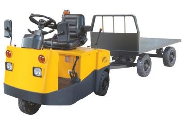 China Good Stability Electric Tow Tractor With Large Capacity 10 Ton One Year Warranty exporter