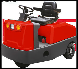 China Red Or Yellow Color Electric Tow Tractor 6000KGS Traction CE Approval exporter