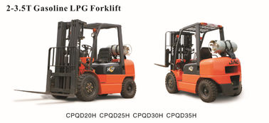 China 3m - 6m Lift Height Gasoline / Lpg Forklift Load Capacity 3 Ton Easy Operation exporter