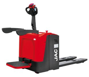 China Arm Protection Electric Rider Pallet Truck With 2000KG Loading Capacity factory