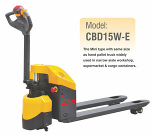 China Electric Pallet Jack With 1500KGS Lifting Capacity , CBD15W-E , Economic Model distributor