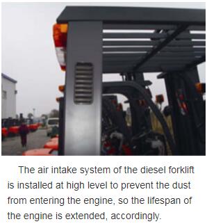 JAC 10 Ton Diesel Forklift , Large Capacity Counterbalance Forklifts , Heavy Equipment Forklift , Red Or Orange Color